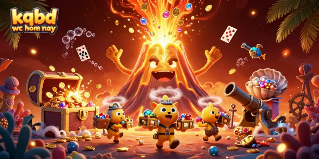 Experience exciting matches with up-to-date scores at kqbd wc hom nay featured in a vibrant 3D illustration.