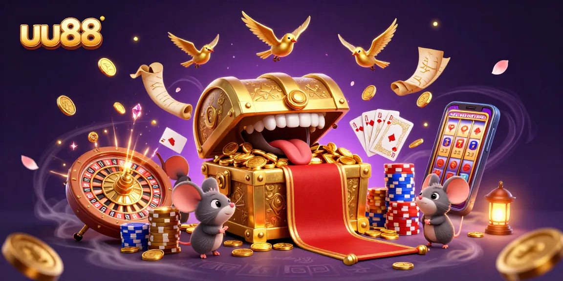 Experience thrilling gameplay at uu88 with exciting visuals of a vibrant casino scene featuring dynamic elements.