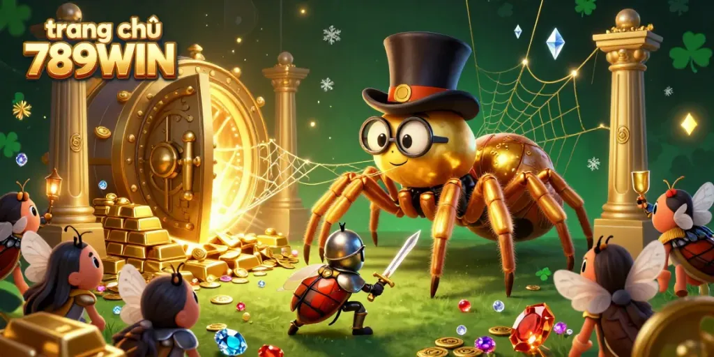 Bet big at trang chủ 789WIN with thrilling casino elements coming to life in a festive animation.