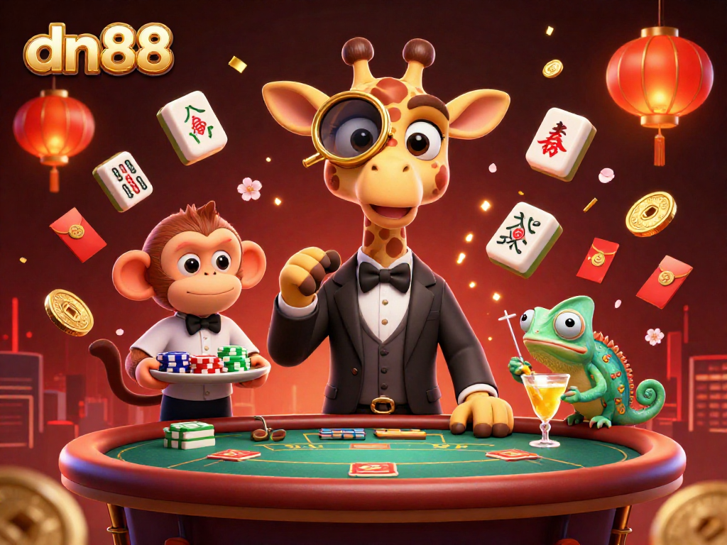 Experience thrilling gaming moments at dn88 with a vibrant virtual casino scene!
