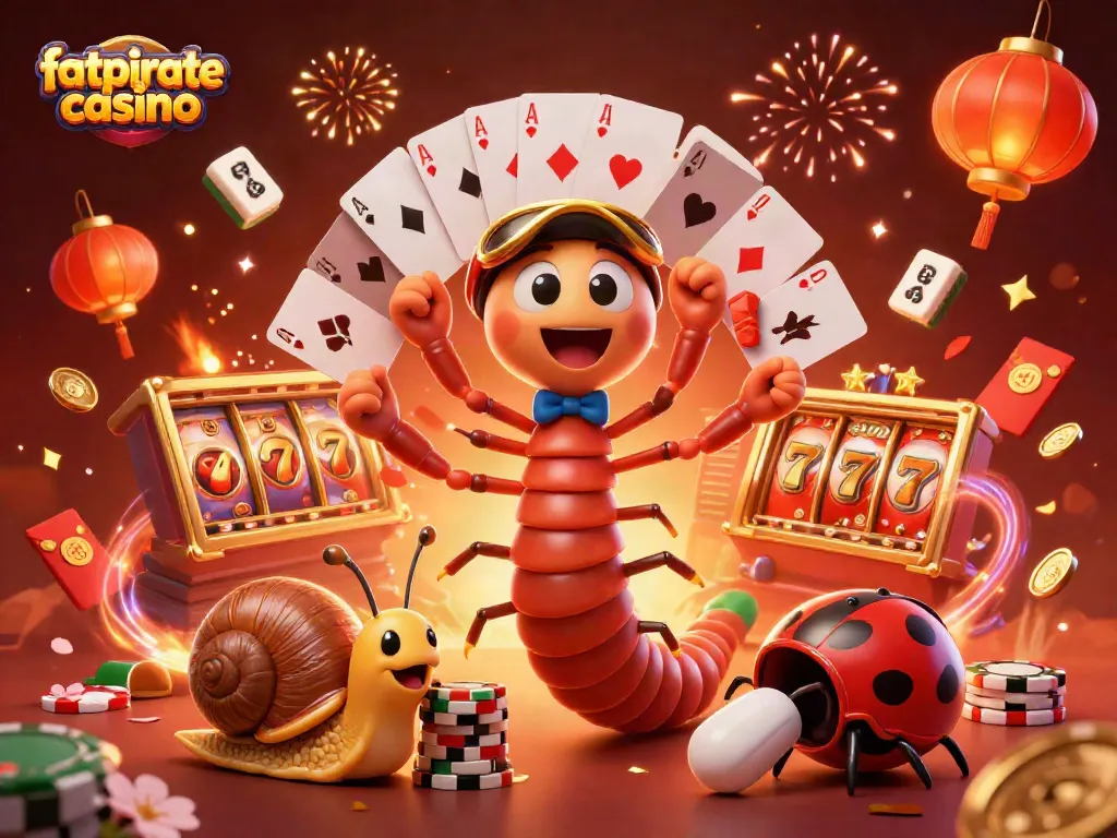 Experience thrilling action at fatpirate casino with vibrant characters and game elements illuminating the scene.