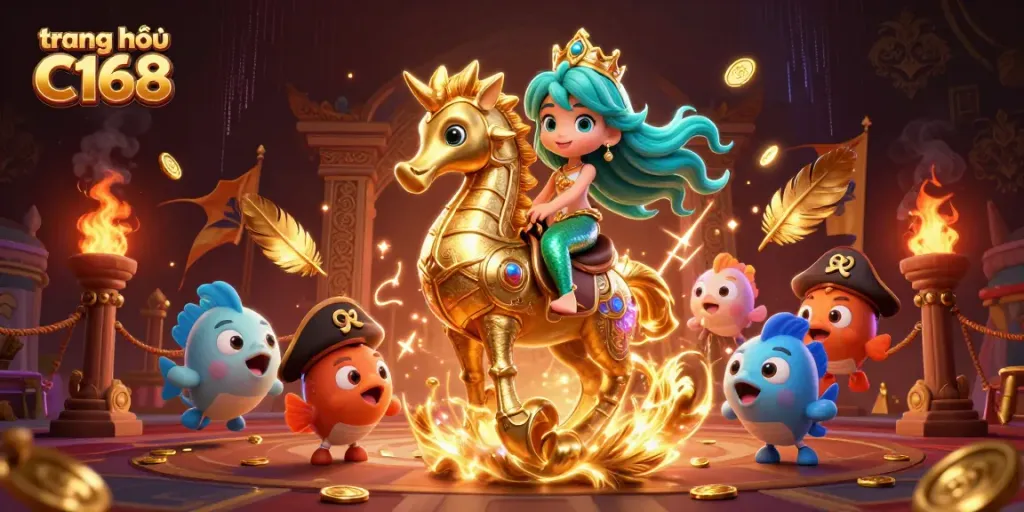 Experience the dynamic world of online gaming at trang chủ C168 with vibrant characters and thrilling visuals.