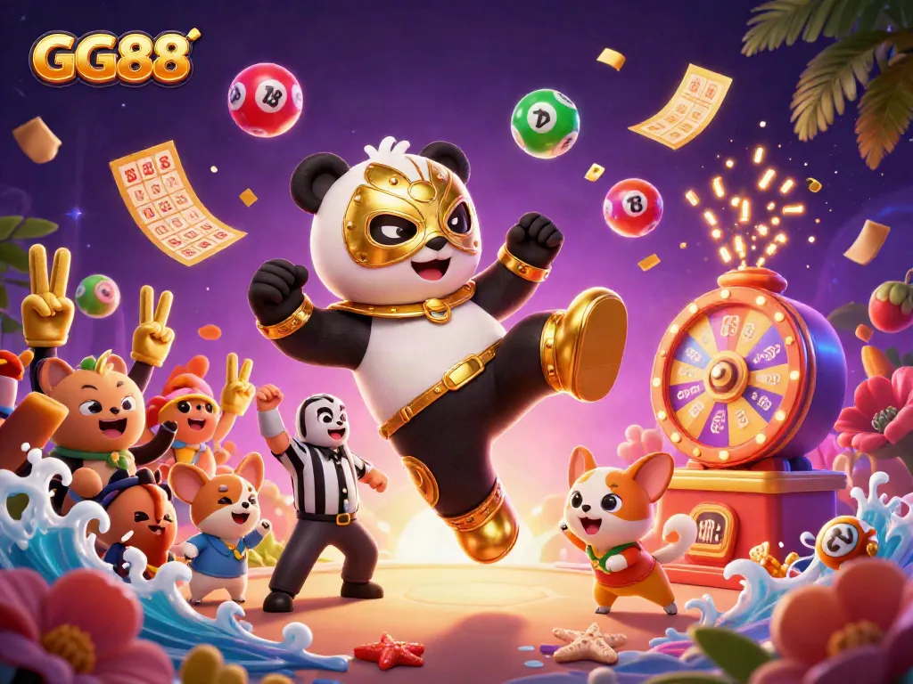 Experience GG88's electrifying casino thrill with lively characters and dynamic gaming elements.
