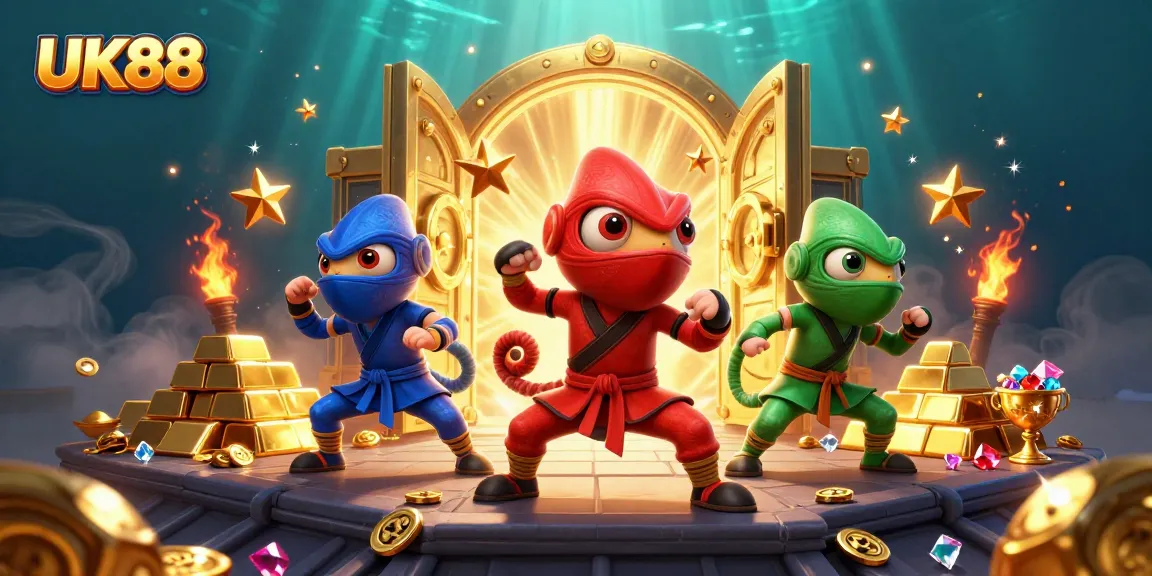 Engage with UK88’s vibrant casino adventures featuring chameleons and treasures galore!