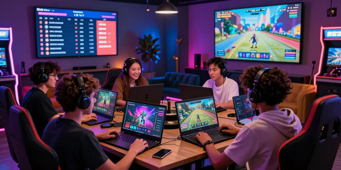 Dynamic B52 gaming scene showcasing players engaged in thrilling games at https://b52a.jp.net/ with vibrant graphics and immersive atmosphere.